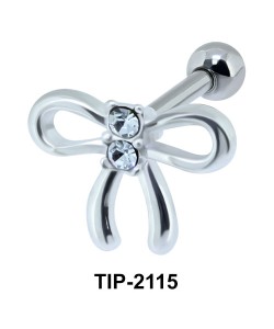 Ribbon n Bow Helix Ear TIP-2115