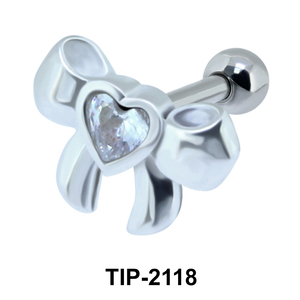 Ribbon Heart Helix Ear TIP-2118