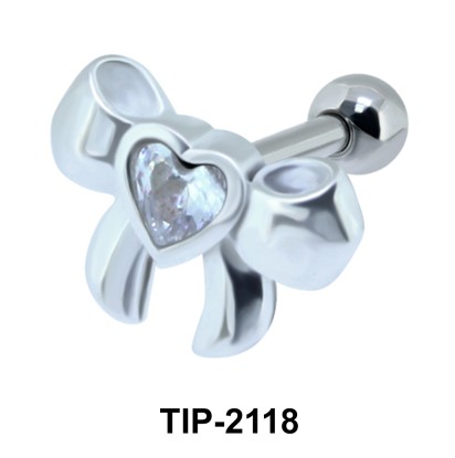 Ribbon Heart Helix Ear TIP-2118