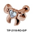 Ribbon Heart Helix Ear TIP-2118