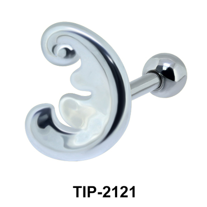 Wavy Pattern Helix Ear Piercing Leave TIP-2121