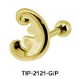 Wavy Pattern Helix Ear Piercing Leave TIP-2121