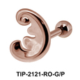 Wavy Pattern Helix Ear Piercing Leave TIP-2121