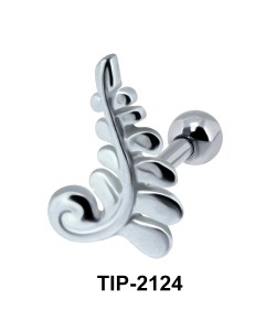 Intricate Helix Ear Piercing Leave Design TIP-2124