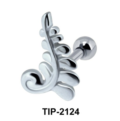 Intricate Helix Ear Piercing Leave Design TIP-2124