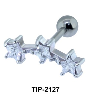 Triple Stars Helix Ear Piercing TIP-2127