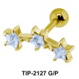 Triple Stars Helix Ear Piercing TIP-2127