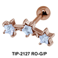 Triple Stars Helix Ear Piercing TIP-2127