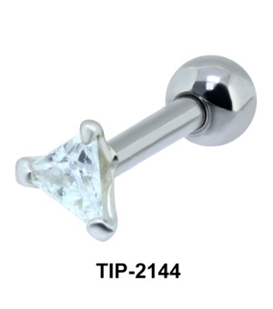 Triangular Stone Helix Ear Piercing TIP-2144