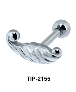 Twisted Helix Ear Piercing Leave TIP-2155