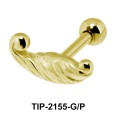 Twisted Helix Ear Piercing Leave TIP-2155