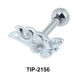 Floral Helix Ear Piercing Leave TIP-2156