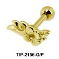 Floral Helix Ear Piercing Leave TIP-2156