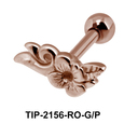 Floral Helix Ear Piercing Leave TIP-2156