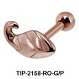 Modified Helix Ear Piercing Leave TIP-2158