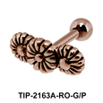 Triple Flower Helix Ear Piercing Leave TIP-2163A