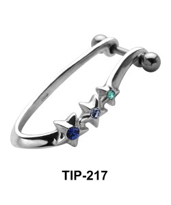 Triple Star Cartilage Shields TIP-217