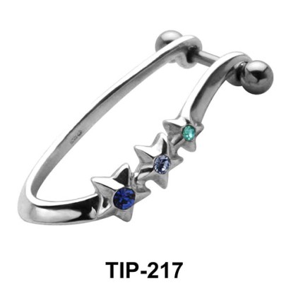 Triple Star Cartilage Shields TIP-217