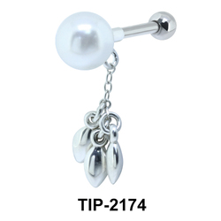 Pearl Dangle Helix Ear Piercing TIP-2174