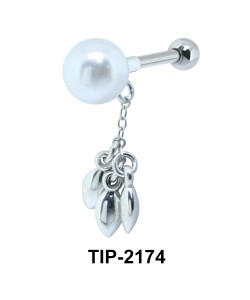 Pearl Dangle Helix Ear Piercing TIP-2174