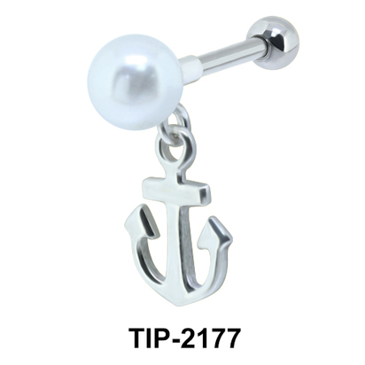 Pearl Anchor Helix Ear Piercing TIP-2177
