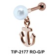 Pearl Anchor Helix Ear Piercing TIP-2177