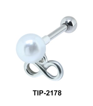 Pearl Infinity Helix Ear Piercing TIP-2178