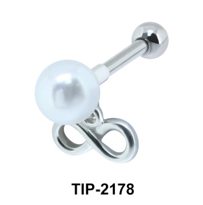 Pearl Infinity Helix Ear Piercing TIP-2178