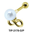 Pearl Infinity Helix Ear Piercing TIP-2178