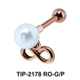 Pearl Infinity Helix Ear Piercing TIP-2178
