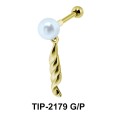 Pearl n Rope Helix Ear Piercing TIP-2179