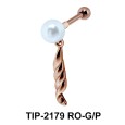 Pearl n Rope Helix Ear Piercing TIP-2179