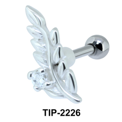 Dazzling Flower Shape Helix Ear Piercing TIP-2226