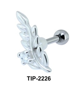 Dazzling Flower Shape Helix Ear Piercing TIP-2226