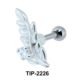 Dazzling Flower Shape Helix Ear Piercing TIP-2226