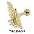 Dazzling Flower Shape Helix Ear Piercing TIP-2226