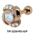 Fabulous Flower Shape Helix Ear Piercing TIP-2229