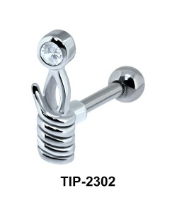 Twisted Shaped Helix Ear Piercing TIP-2302