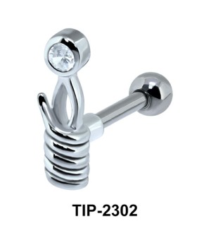 Twisted Shaped Helix Ear Piercing TIP-2302