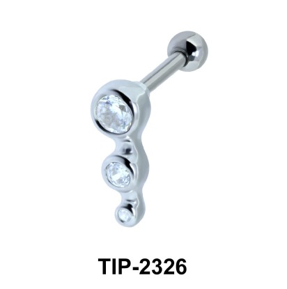 CZ Helix Ear Piercing TIP-2326