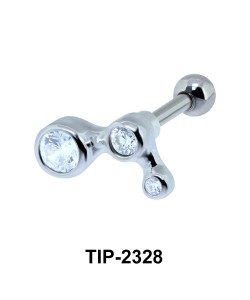 CZ Helix Ear Piercing TIP-2328