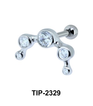 CZ Helix Ear Piercing TIP-2329