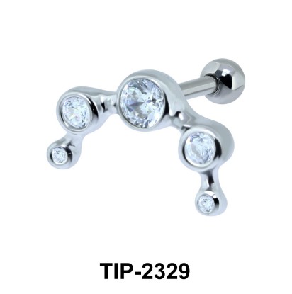 CZ Helix Ear Piercing TIP-2329