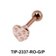 Heart Shaped Helix Ear Piercing TIP-2337