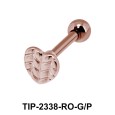 Heart Shaped Helix Ear Piercing TIP-2338