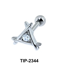 CZ Helix Ear Piercing TIP-2344