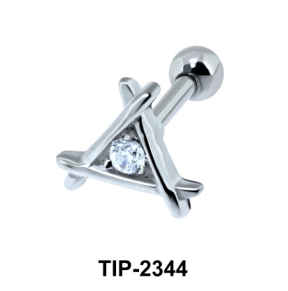CZ Helix Ear Piercing TIP-2344