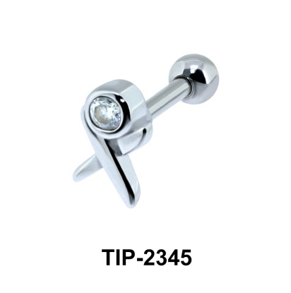 CZ Helix Ear Piercing TIP-2345