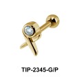 CZ Helix Ear Piercing TIP-2345