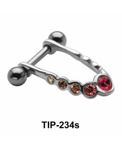 Multiple Stone Cartilage Mini Shields TIP-234s